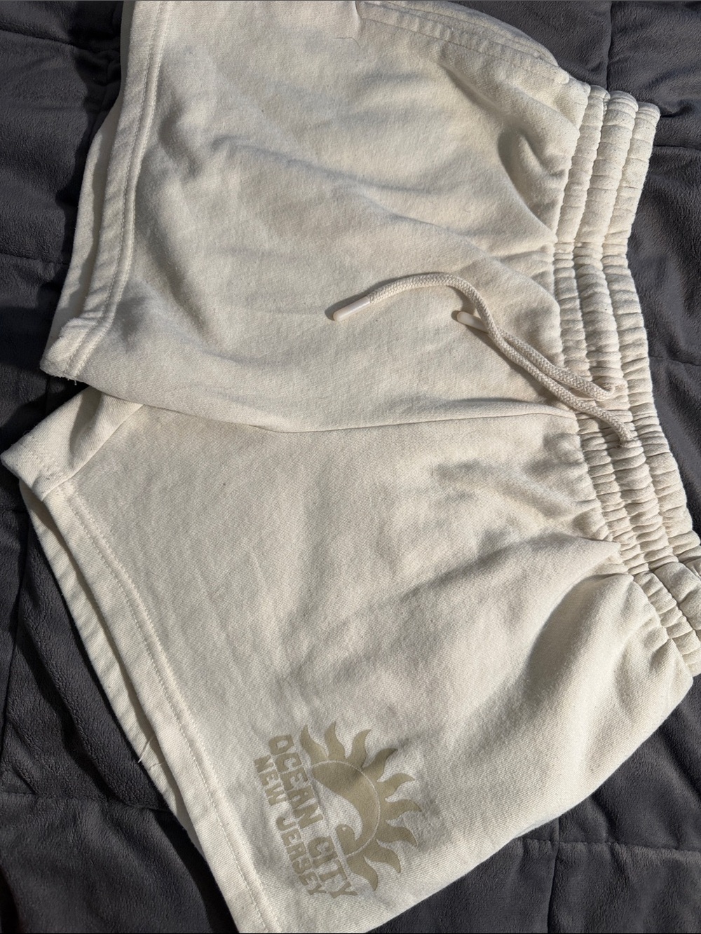Cream Women's Lounge Shorts